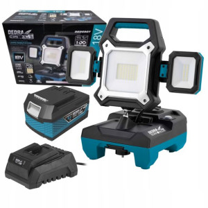 Dedra Lampa Warsztatowa Aku 18v 25w 2700lm +5ah