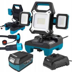 Dedra Lampa Warsztatowa Aku 18v 45w 4000lm +4ah
