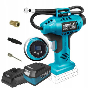 Dedra Kompresor Pistoletowy 18v Lcd Ded7078lcd 5ah
