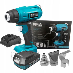 Dedra Opalarka Akumulatorowa 550°c 18v 3 Dysze 2ah