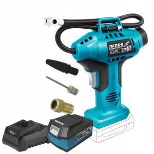 Dedra Kompresor Akumulatorowy Pistoletowy 18v +5ah