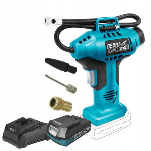 Dedra Kompresor Akumulatorowy Pistoletowy 18v +2ah