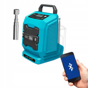 DEDRA RADIO AKUMULATOROWE bluetooth budowlane USB