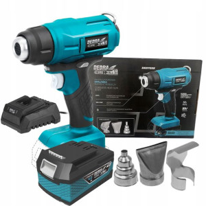 Dedra Opalarka Akumulatorowa 550°c 18v 3 Dysze 4ah