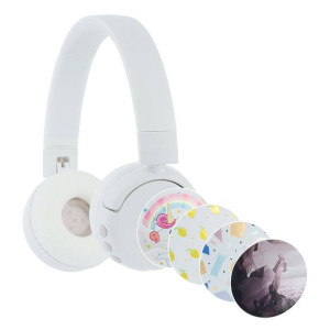 Słuchawki bezprzewodowe dla dzieci BuddyPhones POPFun (białe)