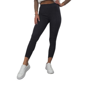 Legginsy Bawełniane Damskie 1 Szt. Wkec 83716 S/m Cienmy Szary