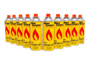 10x Gaz do kuchenki palnika Alpen Camping Kartusz kartusze gazowe