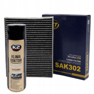 Filtr Kabinowy Węglowy SCT SAK302 +Klima Doktor K2