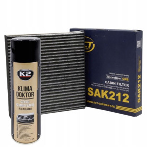 Filtr Kabinowy Węglowy SCT SAK212 +Klima Doktor K2