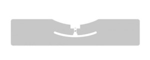 TAG RFID GLASS - naklejka UHF