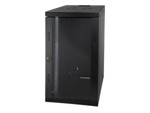 Szafa wisząca 20U, STRONG RACK, 600x450 kolor czarny, FLAT PACK ALANTEC