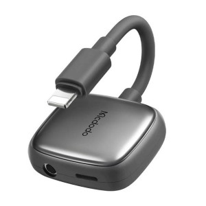 Adapter Lightning do AUX mini jack 3.5mm + Lightning, Mcdodo CA-2740 (szary