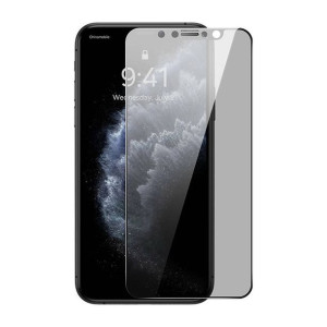 Szkło hartowane z filtrem prywatyzującym 0.3mm Baseus iPhoneXSMax/11ProMax
