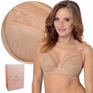 GAIA NANCY 059 , biustonosz soft , BEŻOWY , 70C