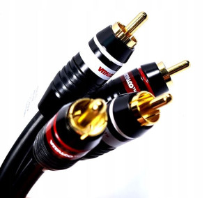 Kabel 2xrca 2rca 5m Audio Chinch Vitalco Premium Hq