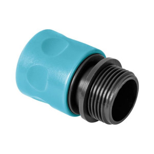 SZYBKOZŁĄCZE OGRODOWE z gwintem zewnętrznym przelot BASIC 3/4"
