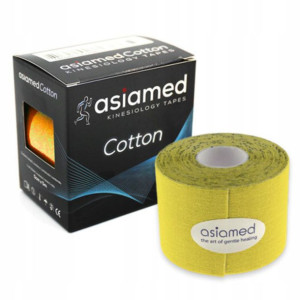 Taping Asiamed Plastry Dynamiczne Kinesio Żółte