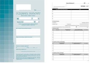 DRUK DZIENNIK BUDOWY 603-1 Michalczyk i Prokop
