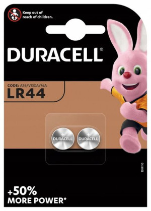 Bateria Specjalistyczne Alkaliczna Duracell LR44, 2 szt.