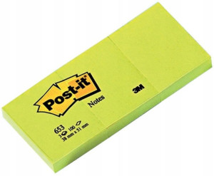 Bloczek Samoprzylepny Post-it 38x51mm, 3x100 Kart.