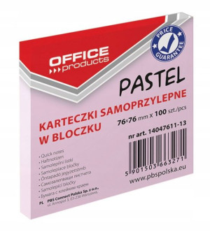 Bloczek Samoprzylepny, Karteczki, Notes, 76x76mm