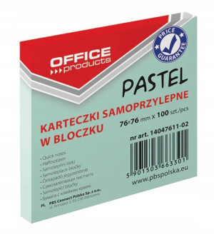Bloczek Samoprzylepny, Karteczki, Notes, 76x76mm