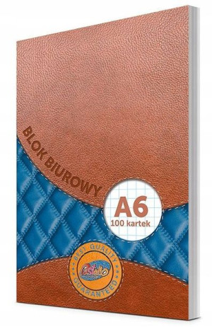 Blok Biurowy A6 W Kratkę 100 Kartek