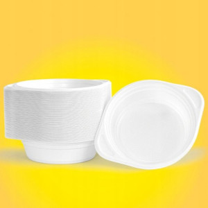 BULIONÓWKA FLACZARKA 500ml śr.16cm 100szt. biała