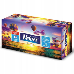 Chusteczki Kosmetyczne Celulozowe Velvet Wyciągane