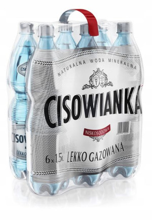 Cisowianka Lekko Gazowana 1,5l 1 Zgrzewka 6butelek