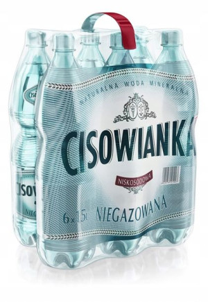Cisowianka Niegazowana 1,5l 1 Zgrzewka 6 Butelek
