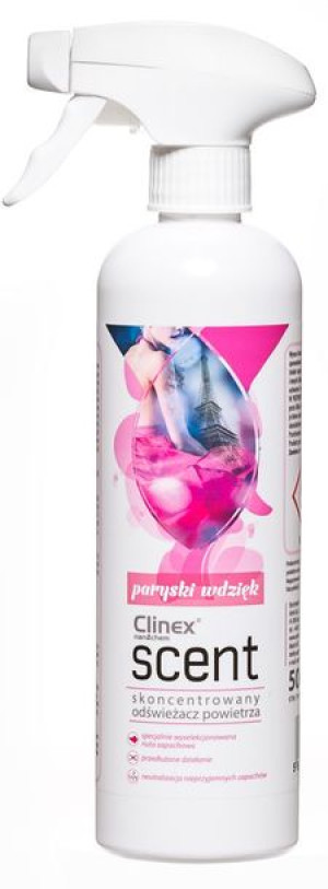 Clinex Odświeżacz Scent Paryski Wdzięk 500 ml konc