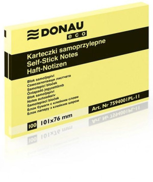 Donau Bloczek Samoprzylepny 101x76mm X 100