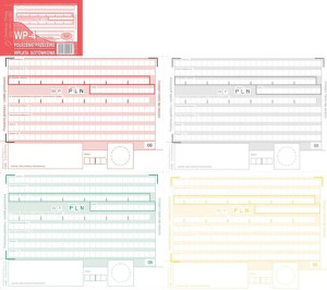 DRUK Polecenie przelewu wpłata gotówkowa WP-4 Fvat
