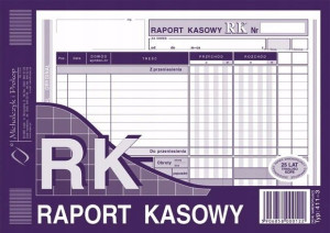Druk Raport Kasowy 411-3 A5
