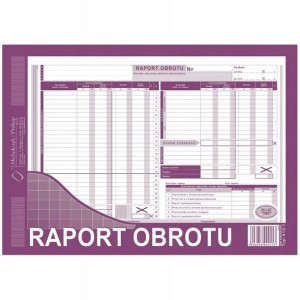 Druk Raport Obrotu A4 413-1 Samokopia Poziom