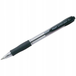 Długopis olejowy czarny Pilot Super Grip Fine