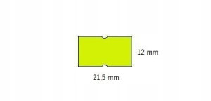 Etykiety Mhk 1 Rzędowe Żółte 5 X 600 Szt.
