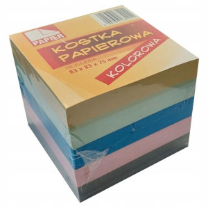 Kostka Nieklejona Wkład 83x83x75mm Kolorowa