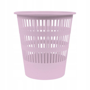 Kosz Na Śmieci Ażurowy 12l Pastel Fioletowy