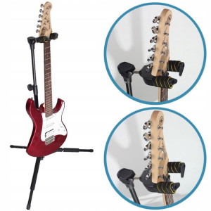 STOJAK GITAROWY STATYW na GITARĘ blokada regulacja