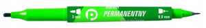 Marker Permanentny Dwustronny Zielony
