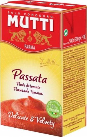 Mutti Passata Przecier pomidorowy kartonik 500g.