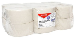 Papier Toaletowy Makulaturowy Jumbo 1-warstw.12szt