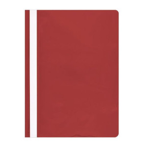 Skoroszyt A4 Pvc Twardy Niezawiesz.20szt Czerwony