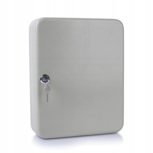 SZAFKA NA 93 KLUCZE METALOWA 30 x 24 x 8 cm szara