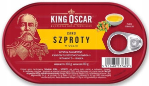 Szprot caro w oleju 160g King Oscar