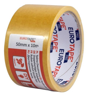 Taśma Dwustronna Euro-tape 50mmx10m Samoklejąca