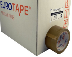 Taśma Pakowa 48/60 Euro-tape Cicha Brąz 36 Sztuk