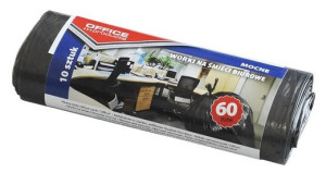 Worki Na Śmieci Mocne (ldpe) 60l 10 Sztuk Czarne